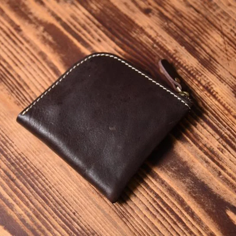 Кошелек из натуральной кожи на молнии для мужчин и женщин|purse male|purse mencard purse |
