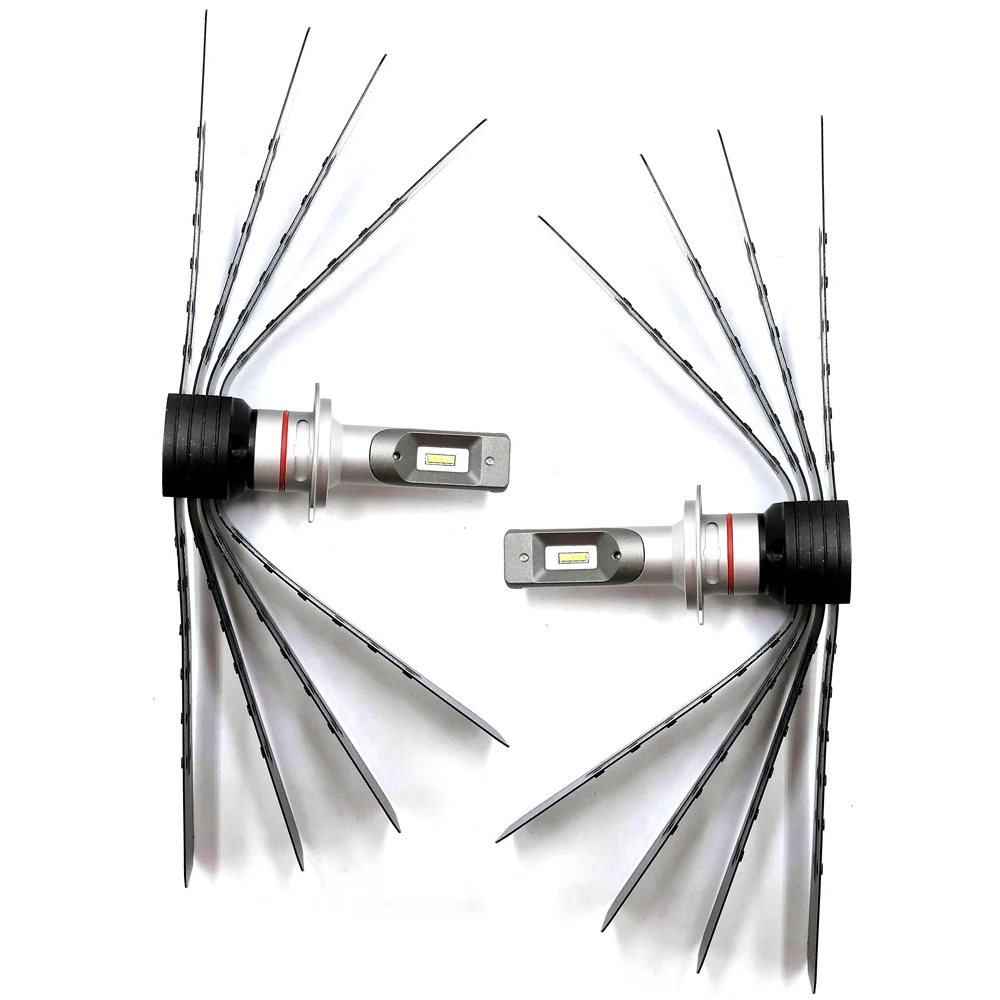 Яркая Автомобильная фара s светодиодный H7 H4 H8/H9/H11 9005 9006 H1 880 чипы cree автомобильная