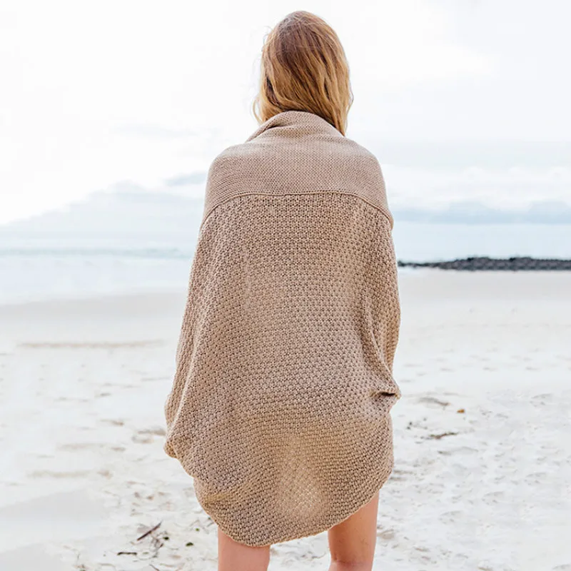 Повседневный длинный джемпер кардиган 2018 женский свитер Женское пальто мягкий