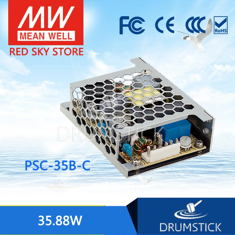 Meanwell хорошо PSC 35B C 27 6 V meanwell 35 88 Вт Один выход с зарядным устройством (функция UPS)