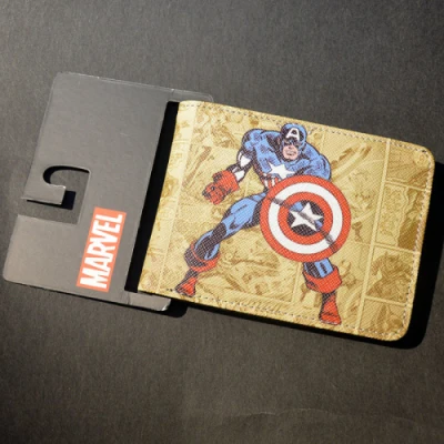 marvel3 Мужской тонкий кожаный бумажник Комиксы DC Marvel Мстители Тор Халк бумажник Spiderman логотип Кредитная Oyster Лицензионная карта кошелек - Цвет: marvel3