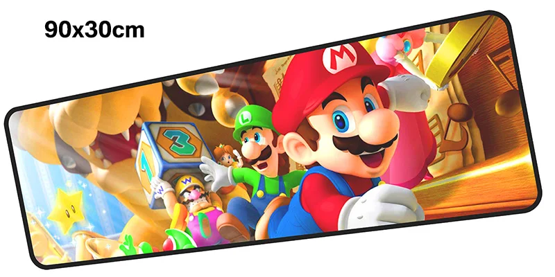 Size 900x300X2MM Коврик для мыши mario, геймер, 900x300 мм, коврик для мыши, большой игровой коврик для мыши, высококачественный коврик для мыши, компьютерный стол, коврик для мыши, аксессуары - Цвет: Size 900x300X2MM