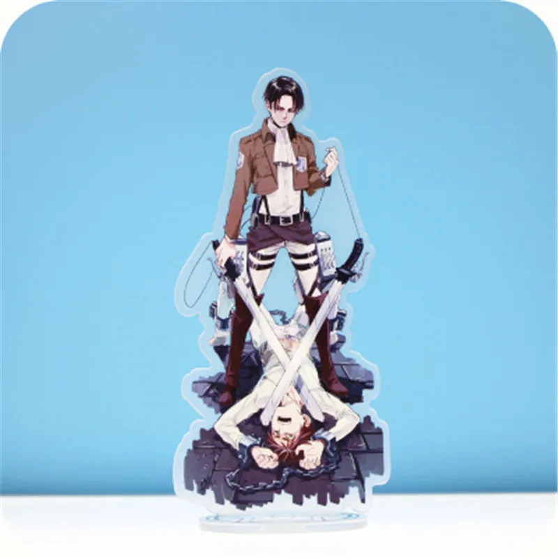 Аниме мультфильм Атака Титанов Shingeki no Kyojin Ackerman Эрен фигурка на акриловой
