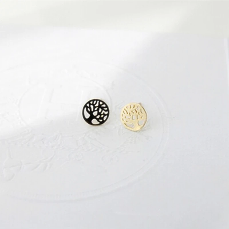 Женские серьги-гвоздики под золото 2015 | Украшения и аксессуары