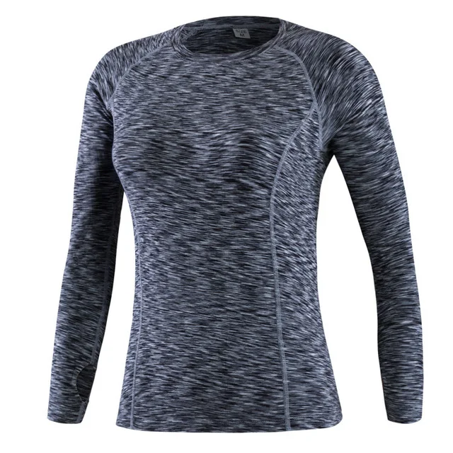 

Eshtanga Women long shirts sports shirt Yoga Long Sleeve Shirt Quality Compression Thick Material Tank Size XS-XL free shipping