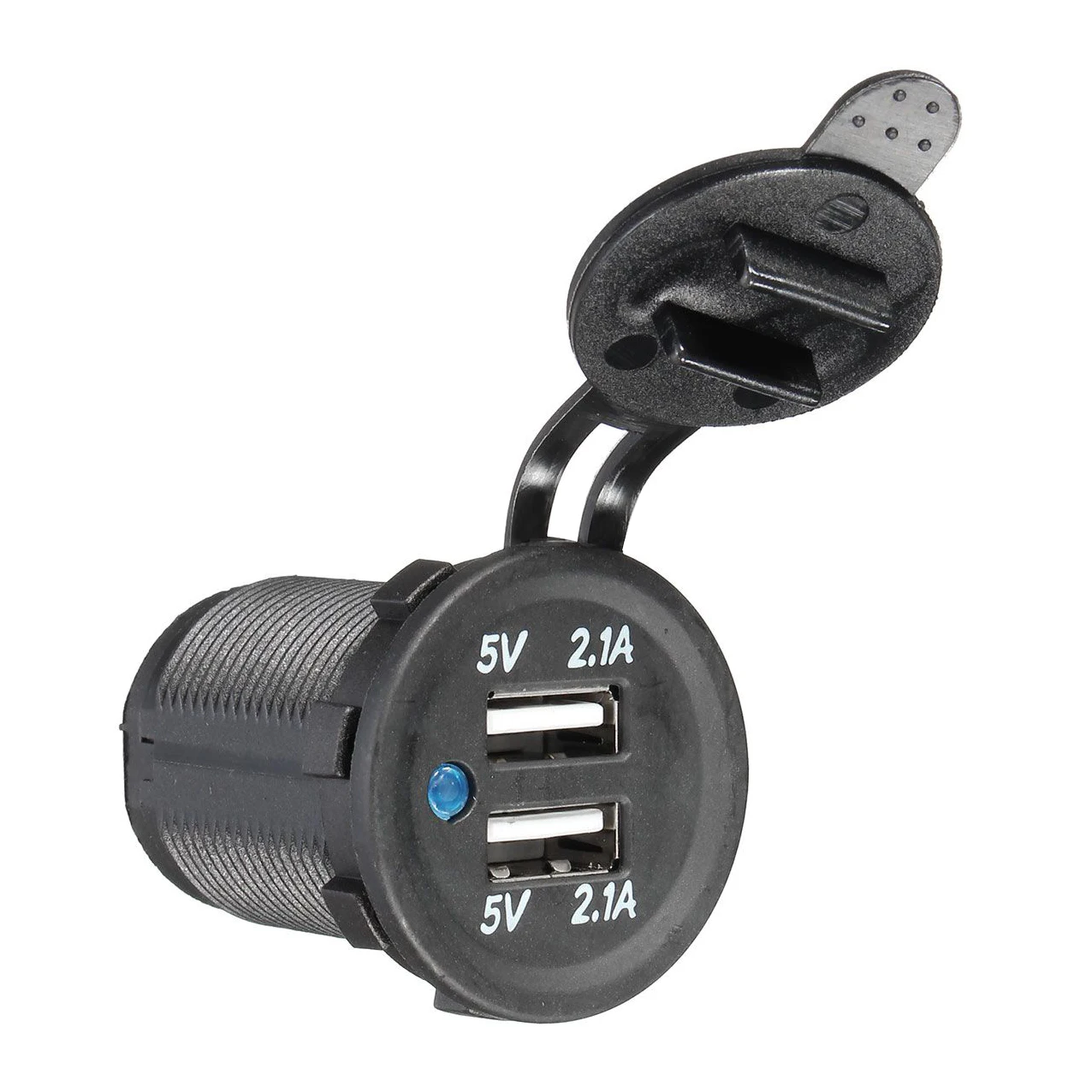 12 V 24 Автомобильный водонепроницаемый 5V 2.1A + двойной USB разъем питания|outlet socket|vehicle