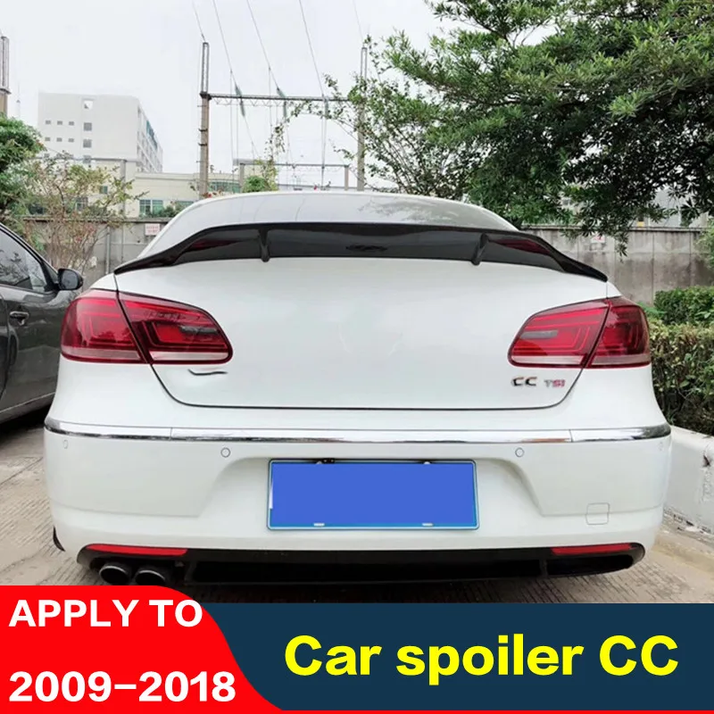 Спойлер для Volkswagen CC 2009 2018 высококачественный спойлер из углеродного волокна