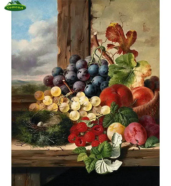 Набор для алмазной вышивки с изображением винограда | Дом и сад