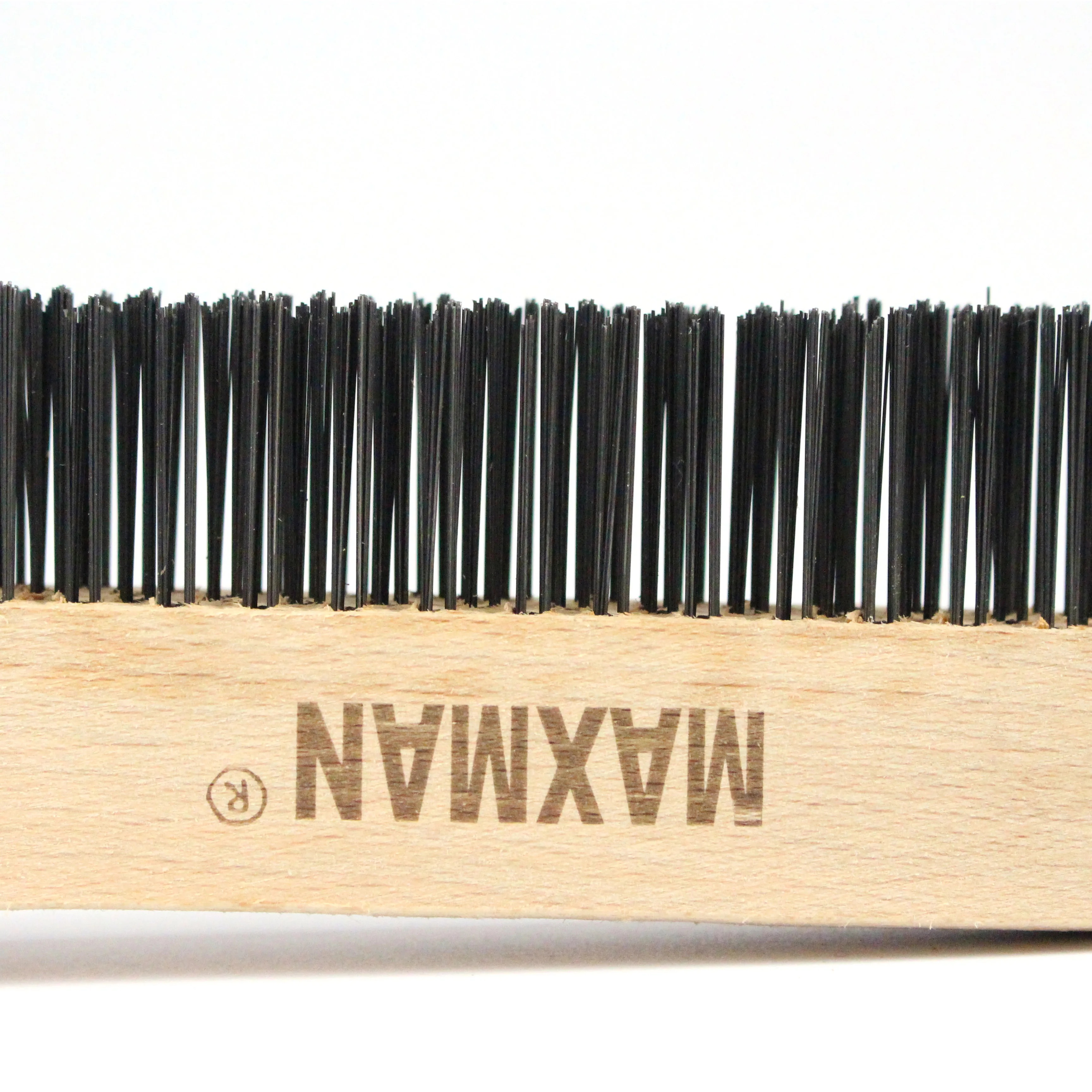 MAXMAN 4X16 ряд углеродная стальная проволочная щетка высококачественный бук Brsuh для удаления ржавчины обеззараживания полировки очистки