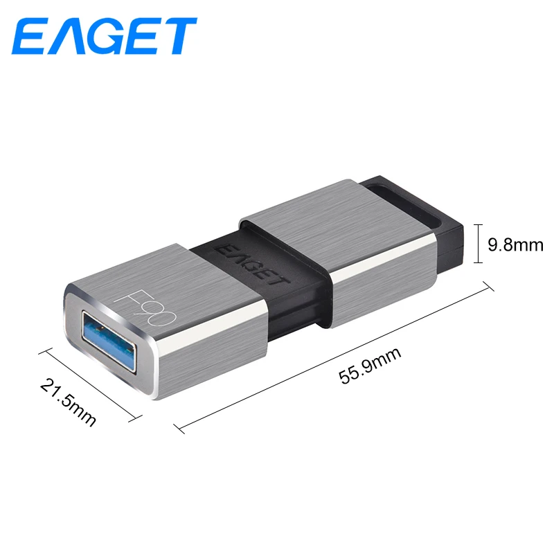 Eaget USB Flash Drive флешки 64 ГБ 128 256 памяти Cle 3 0 металлическая ручка привода Memoria флэш