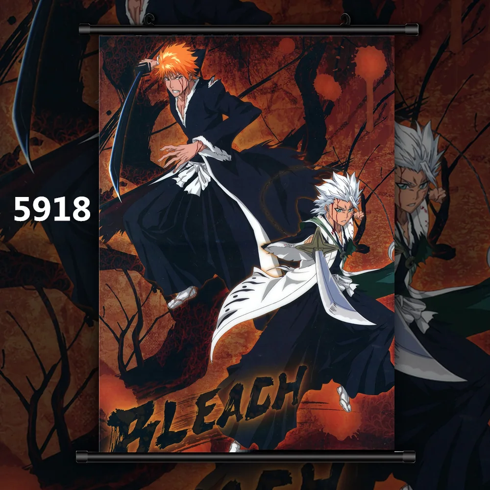 5918 Bleach Kurosaki ichigo Аниме Манга настенный плакат свиток D - Цвет: 5918