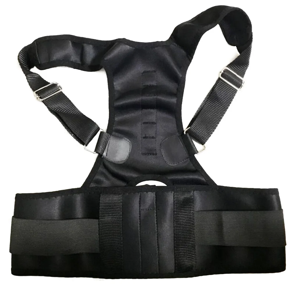 black Slouching поддержка спины осанки корректирующий пояс ортопедический ремни Корректор осанки позвоночника - Цвет: black