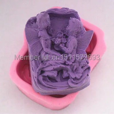 Силиконовая форма для мыла Angel Lovers формы ручной работы | Дом и сад