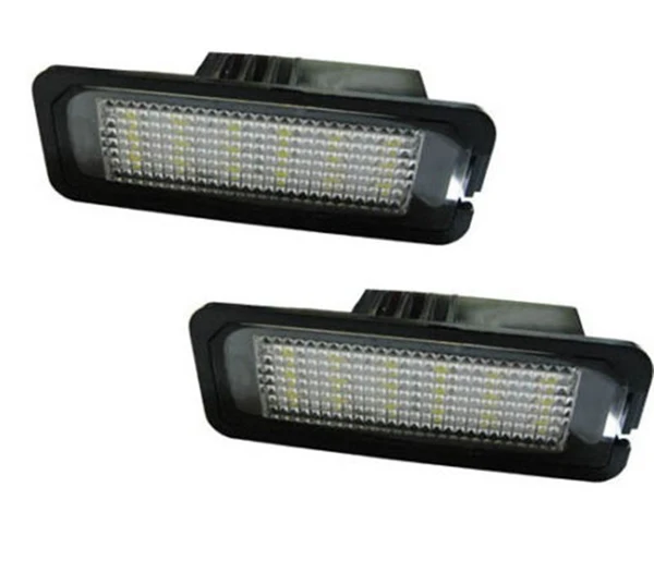 2 шт. белые светодиодные лампы заднего номерного знака без ошибок для Golf/Rabbit MK6 Golf 6