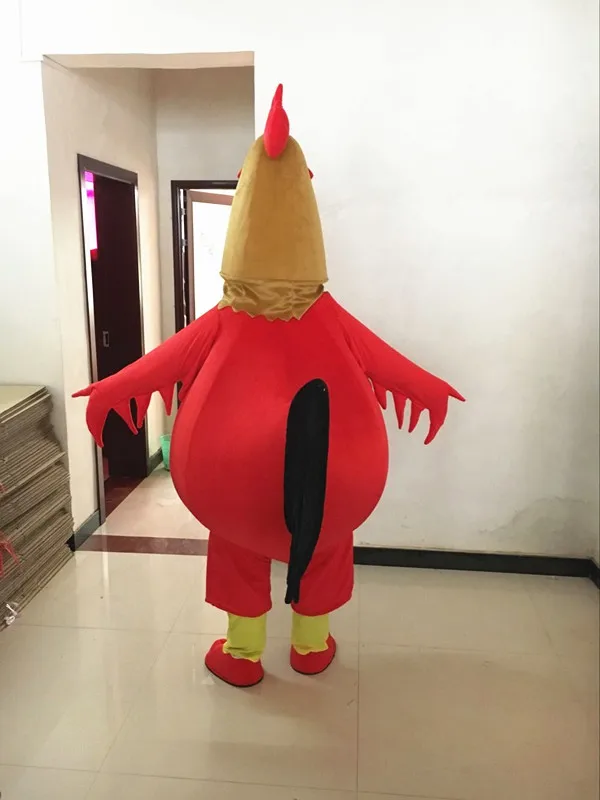 Chicken Mascot Adult Size Cartoon Character Cock Costume Halloween Fancy Dress Christmas Cosplay for Party Event | Тематическая