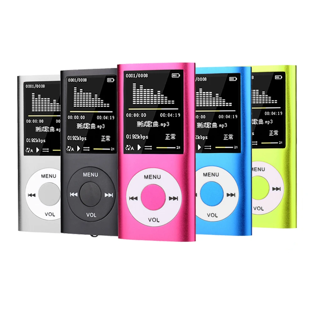 Mp3 плеер музыкальный радио FM рекордер Speler Lecteur HIFI спортивный зажим USB Aux muziek