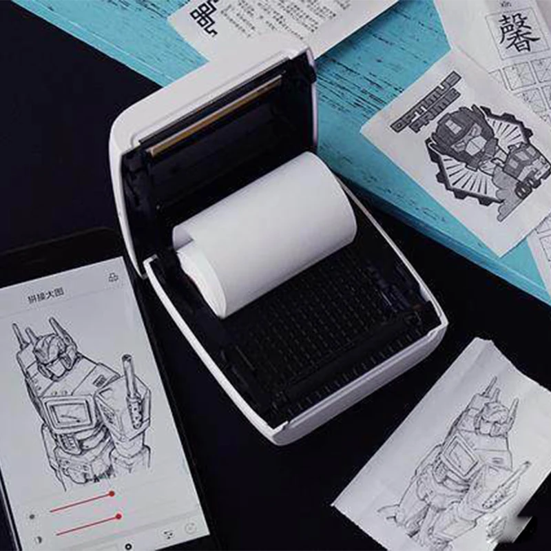 Карманный Bluetooth-принтер PAPERANG P2 300 точек/дюйм | Компьютеры и офис