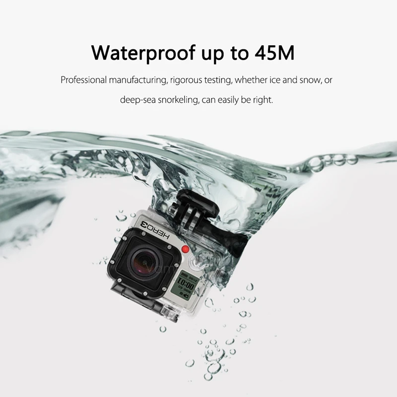 Аксессуары для GoPro подводный 45 м водонепроницаемый корпус чехол дайвинга