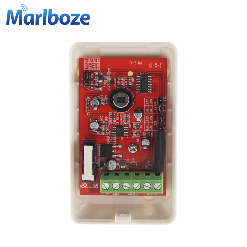 Marlboze 5 шт./лот P812 Проводной инфракрасный детектор движения для домашняя система охранной сигнализации проводной PIR датчик работает со всеми панелями сигнализации