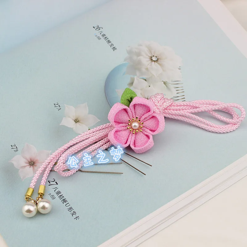 Пояс Оби Obijime для детей тонкий в традиционном японском стиле вокруг талии кимоно