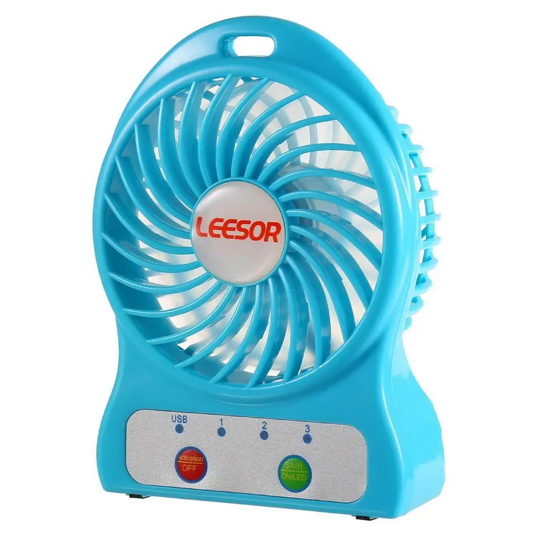 Портативный Настольный мини-вентилятор Третий механизм Регулировка мощности