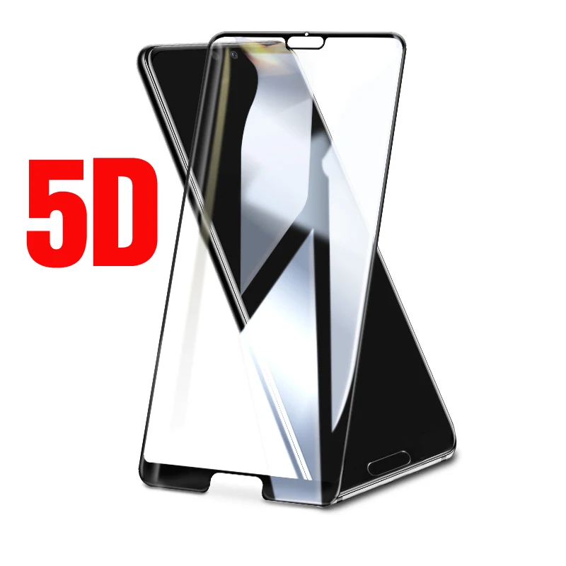 VPOWER p20 pro Защитное стекло для экрана для huawei p20 p20 pro 6D 5D полное защитное стекло 9h защитная пленка из закаленного стекла - Цвет: 5D