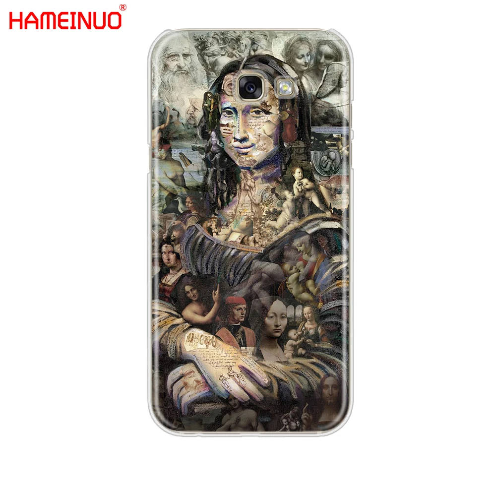 HAMEINUO Mona Lisa Леонардо да Винчи чехол для сотового телефона Samsung Galaxy A3 A310 A5 A510 A7 A8 A9 2016