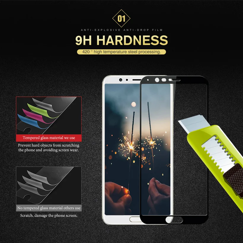3D Защитное стекло для Honor 10, Защитное стекло для экрана huawei Honor V10 View 10 V30 Nova 6, пленка из закаленного стекла