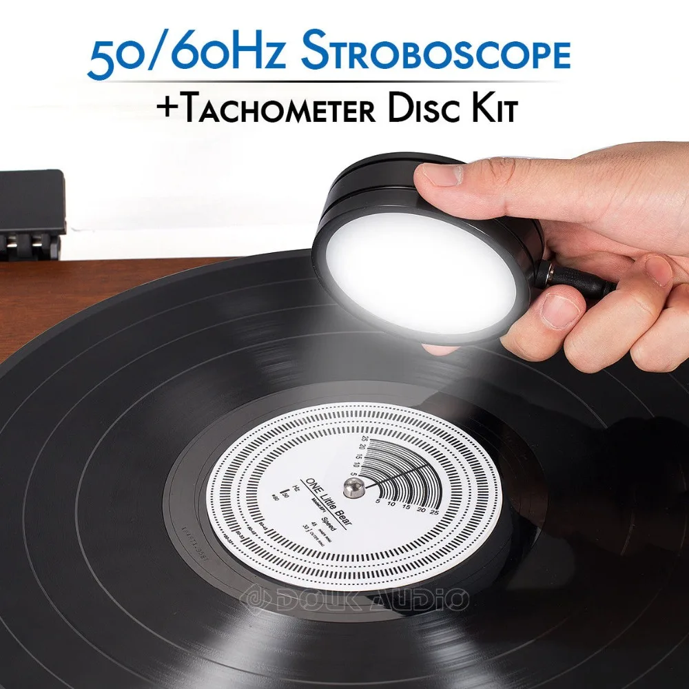 Стробоскопический стробоскоп Nobsound 50/60 Гц + Тахометр для проигрывателя|Усилители