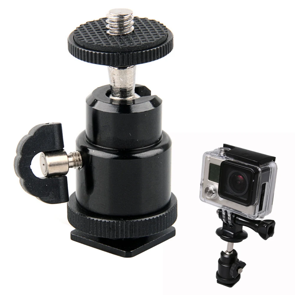 Вращающийся Кронштейн Gosear с шариковой головкой для Gopro Go Pro Hero 5 4 3 2 Xiaomi Yi K SJ4000|for gopro