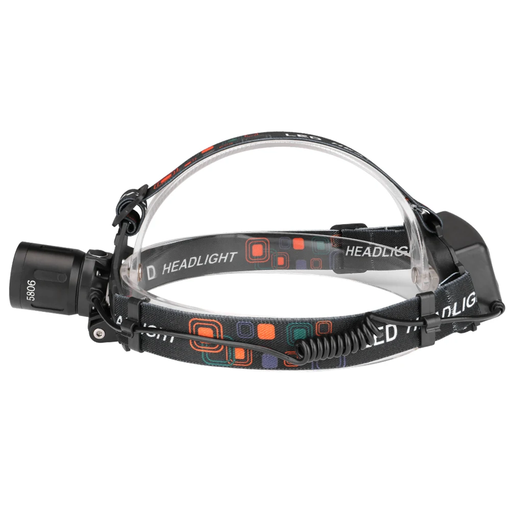 Фокус фары рыбалка XML T6 Led 18650 налобный фонарь Водонепроницаемый Головной фонарь фронтальной Фонари для ночной работы