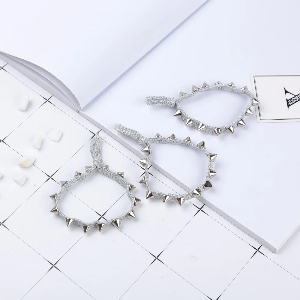 3 шт. аксессуары для волос в стиле панк Женский хвостик с жемчужинами пластиковый