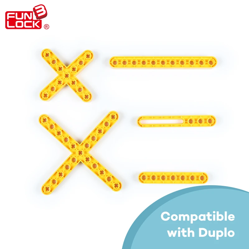 Детский конструктор Funlock Duplo детали для инструментов с отверстиями | Игрушки и