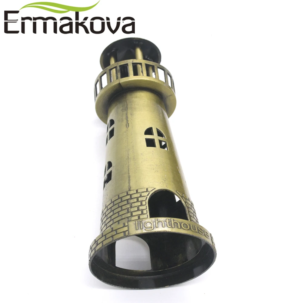 ERMAKOVA металлическая фигурка маяков маяк статуя модель Фаро башня известная