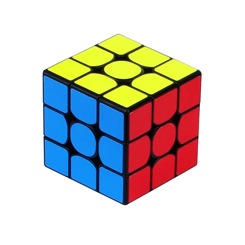 Outsmart Little Magic 3x3x3 высокоскоростной магический куб Твист Головоломка 3x3 Yuxin 55 5 мм