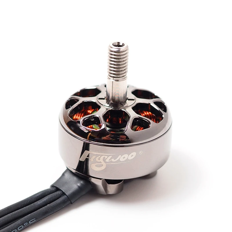 FLYWOO NIN N2207 2-6S FPV 1750/2450/2750KV титановый бесщеточный двигатель для радиоуправляемого дрона Запчасти Аксессуары