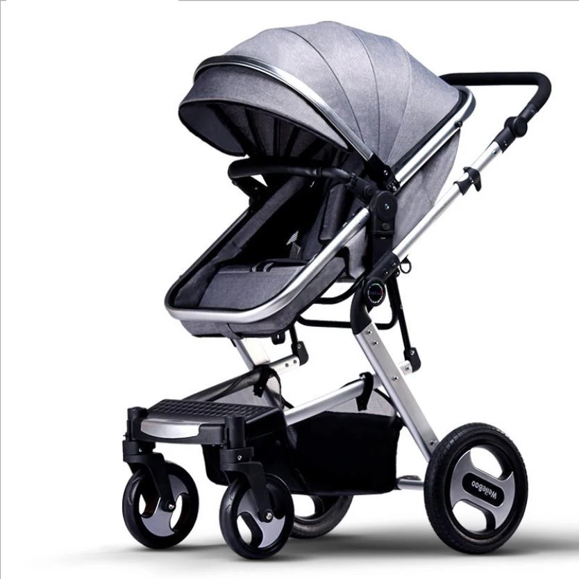 Многоцветный IIILOVEBABY/Детская Коляска 2 в 1, детская коляска, легкий складной ремень для переноски, сиденье для лежа, популярная детская коляска на четырех колесах для мамы - Цвет: Многоцветный
