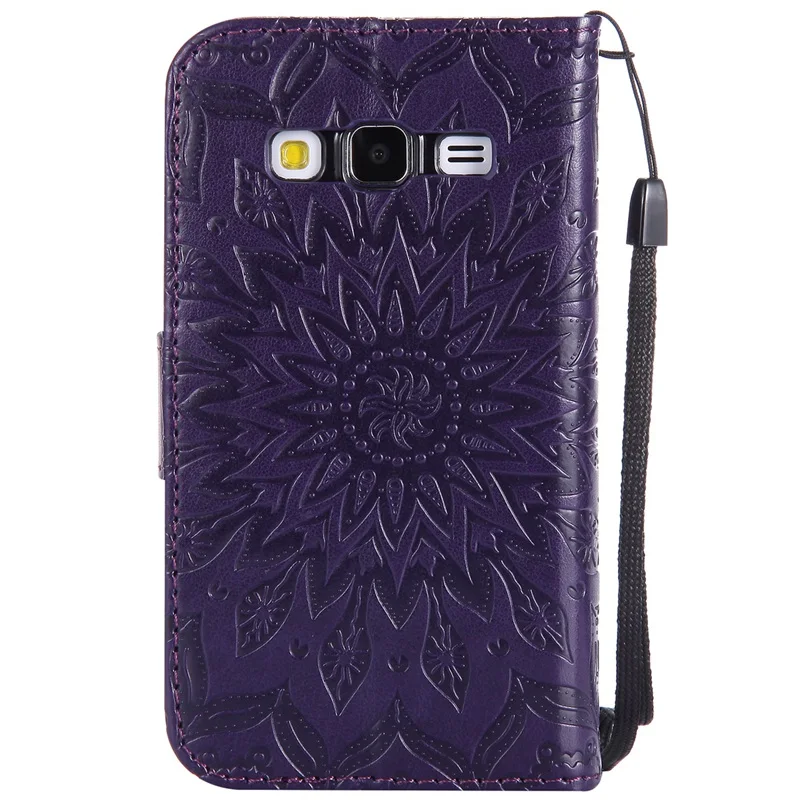 For Samsung Galaxy G530 Case Flip Leather Wallet case for galaxy Core Prime G360 Stand Card Slot Coque J2 | Мобильные телефоны и