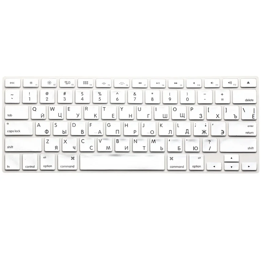 Русская клавиатура с русской раскладкой для Macbook Air Pro Retina 13 15|keyboard hard cover|cover