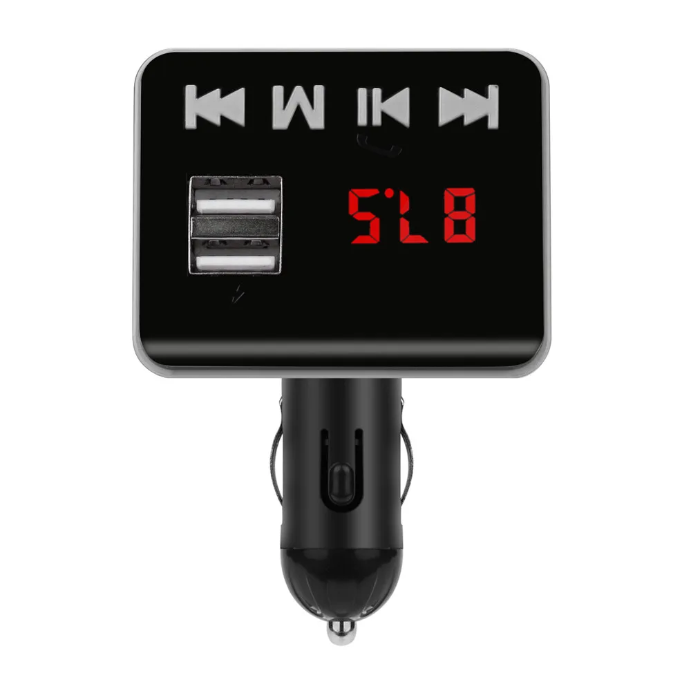 Lcd Автомобильный MP3 mp4 плеер беспроводной fm-передатчик AUX модулятор Быстрая зарядка двойной USB Автомобильное зарядное устройство SD/MMC Автомобильный музыкальный плеер