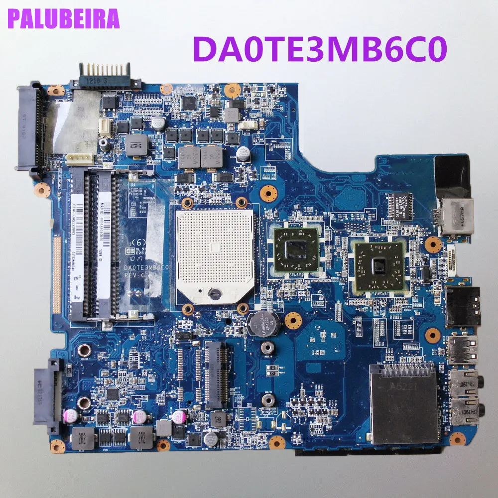 PALUBEIRA DA0TE3MB6C0 REV: C для Toshiba L640 материнская плата DDR3 A000073410 ноутбука Бесплатная
