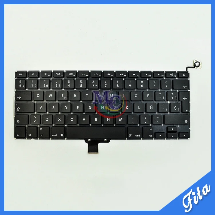 Новая замена испанской клавиатуры для Macbook Pro 13 &quotA1278 испанская клавиатура 2009 2010