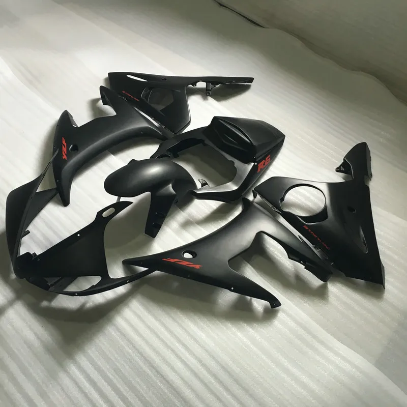 Комплект обтекателей для мотоцикла YAMAHA YZFR6 05 YZF R6 2005 YZF600 yzfr6 ABS Новый матовый черный