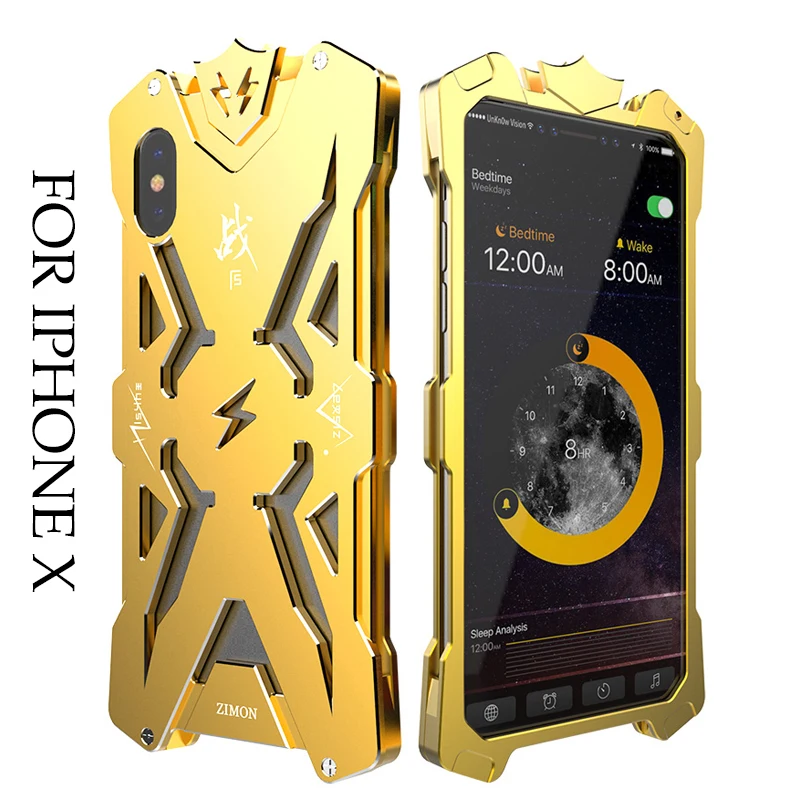 Мода для iphone х 5.8 дюйма противоударный металлический Тор Ironman защиты Чехол IPhone X