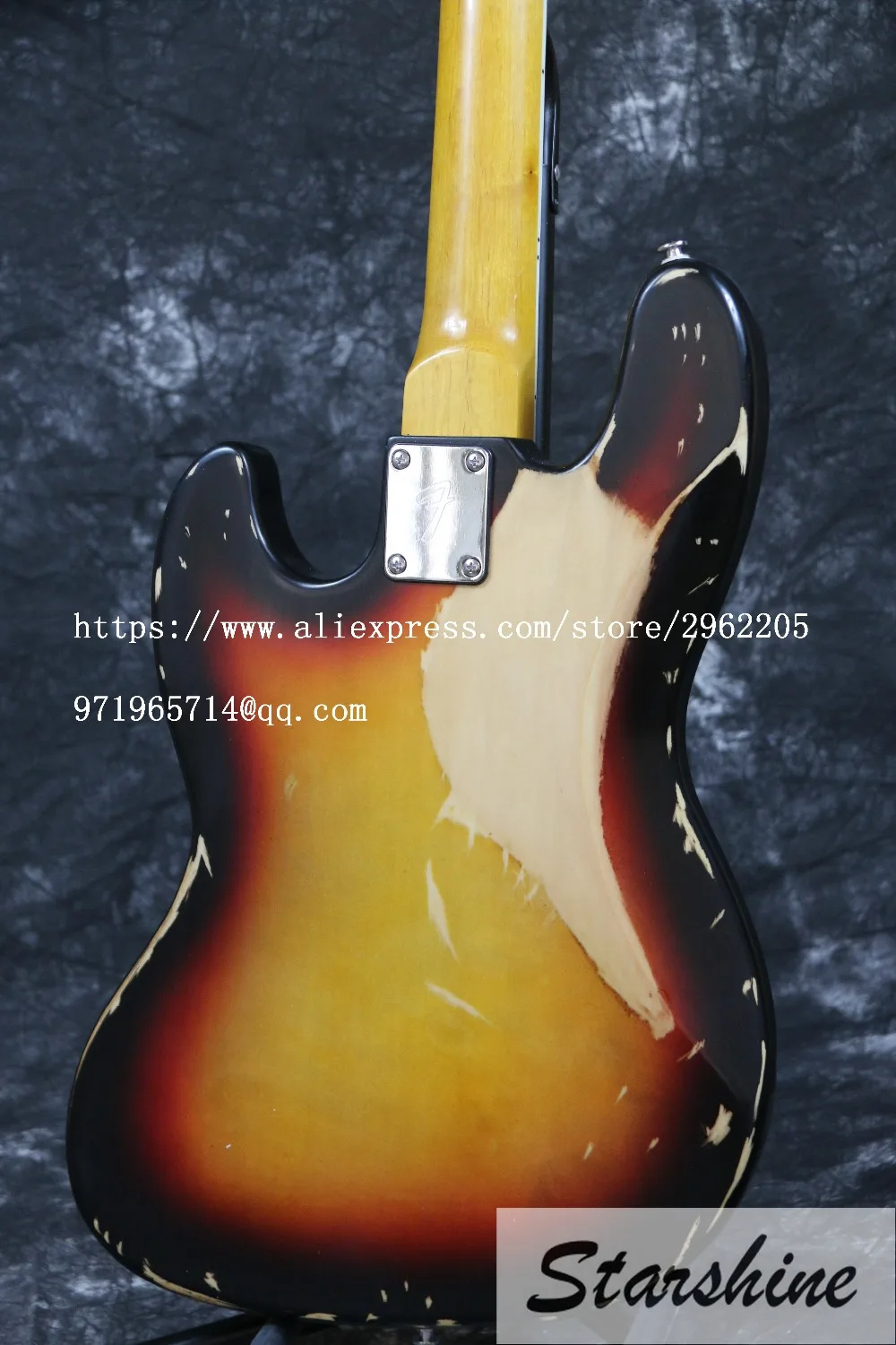 Дизайн Relic электрическая бас гитара SR-037 1961 FD Джаз 4 струны SR-037 Relic ручной работы липа тела