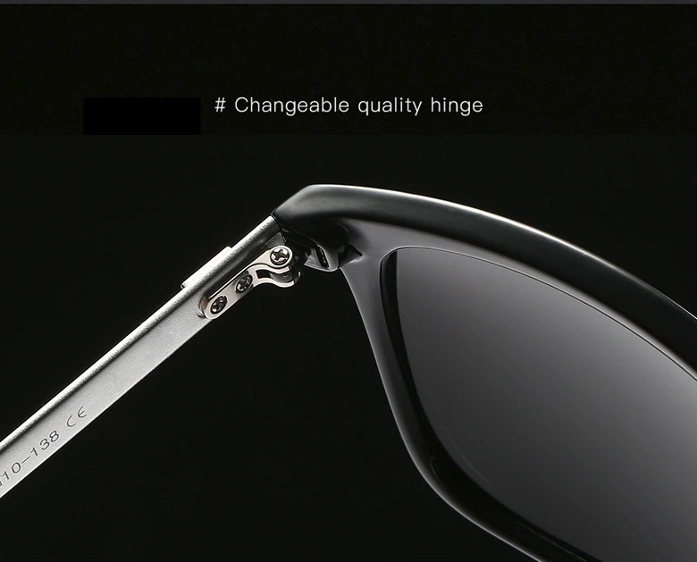 Квадратные поляризационные солнцезащитные очки для мужчин и женщин винтажные