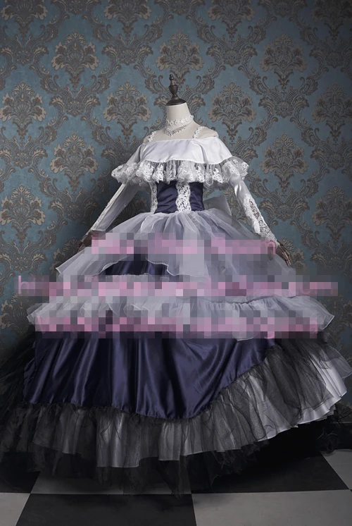 The Super Dimension Fortress Macross Sheryl Nome cosplay costume Trailing wedding dresses customized