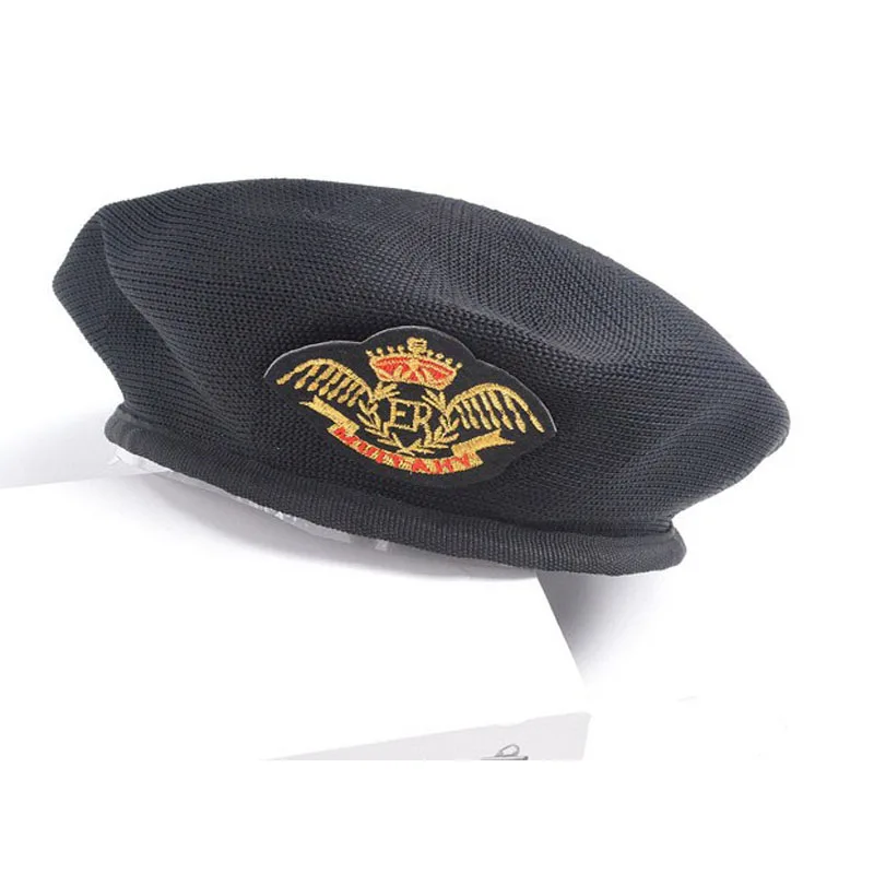 Мужские и женские сетчатые береты с орлом шляпы шапки для солдат спецназа
