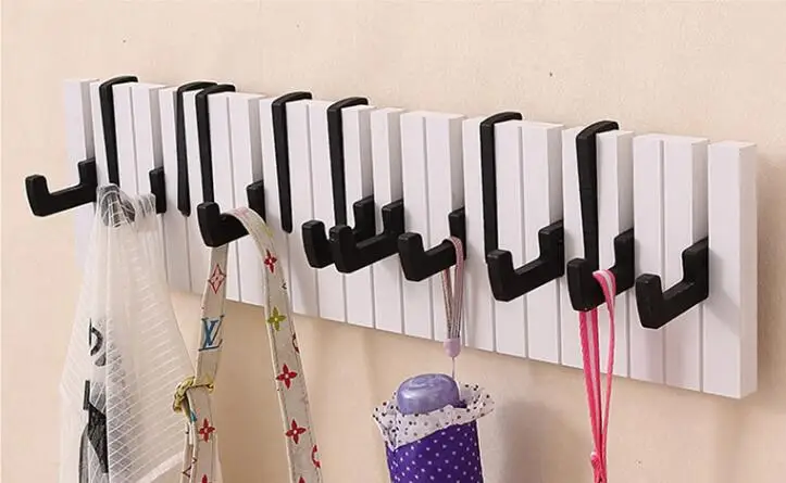 1PC Cloud Magnetic Key Rushed Top Fashion Wall Shelf Prateleira Porch Coat Rack Piano Keyboard Hook Hanger Hanging Paint JL 271 | Дом и сад