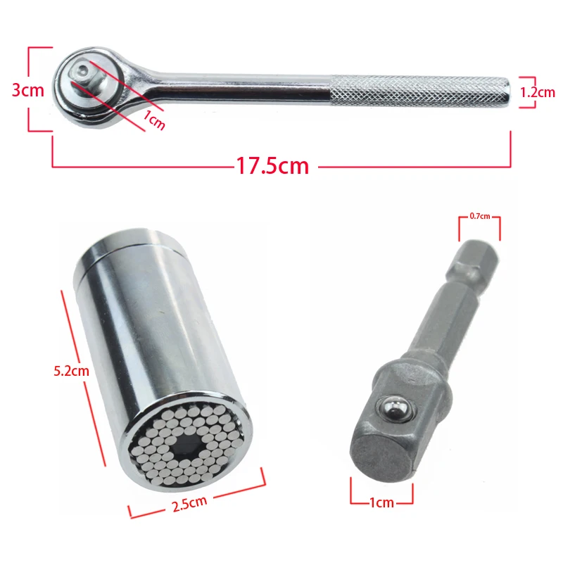 Набор универсальных торцевых динамометрических ключей 1/4 3/4 дюйма 7 19 мм|llave carraca|hex